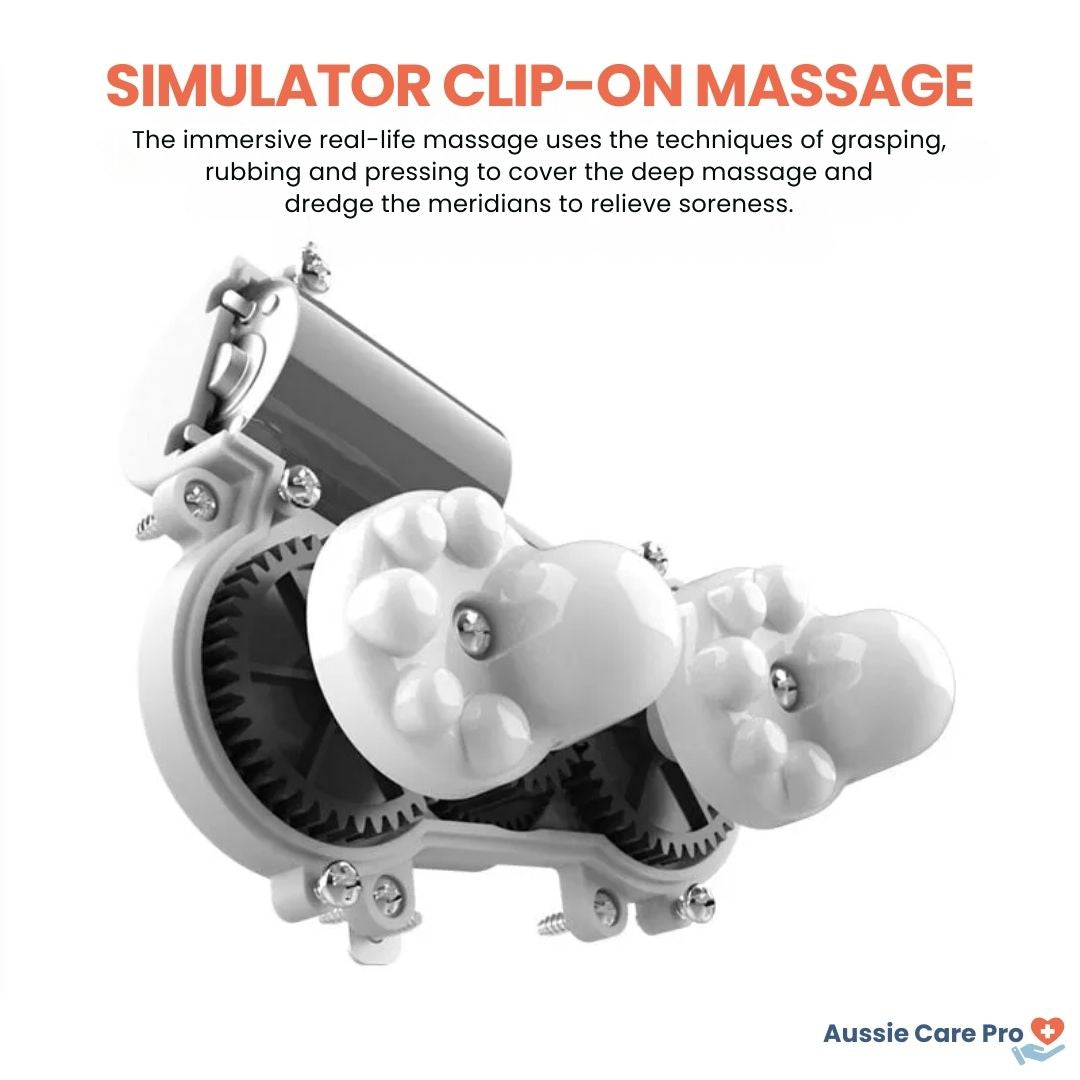 N - Shiatsu Heated Massage Pillow – Deep Kneading Neck & Shoulder Relief | Portable & Rechargeable