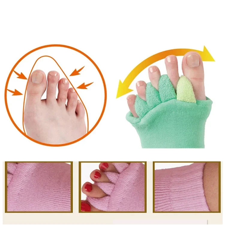 Toe Separator Socks | Cotton Blend Alignment