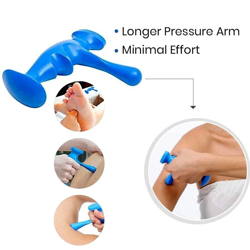 2 Piece Deep Tissue Massage Tool | Manual Thumb Saver