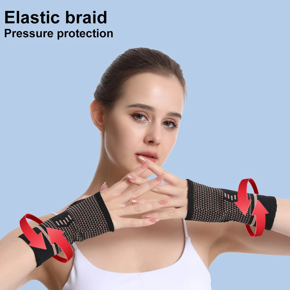 Copper Wrist Compression Sleeve | Wrist Support