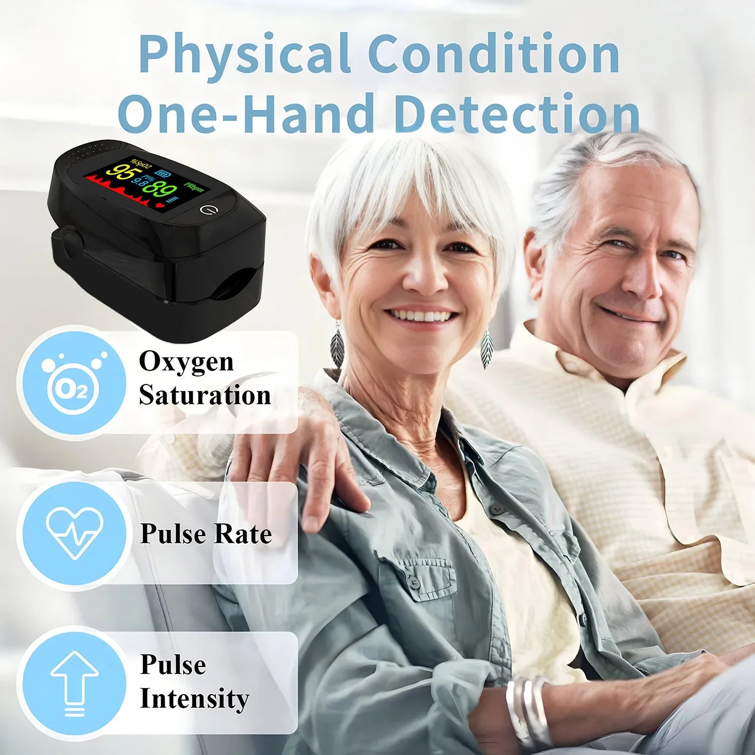 Finger Pulse Oximeter | SpO2 & Pulse Monitor