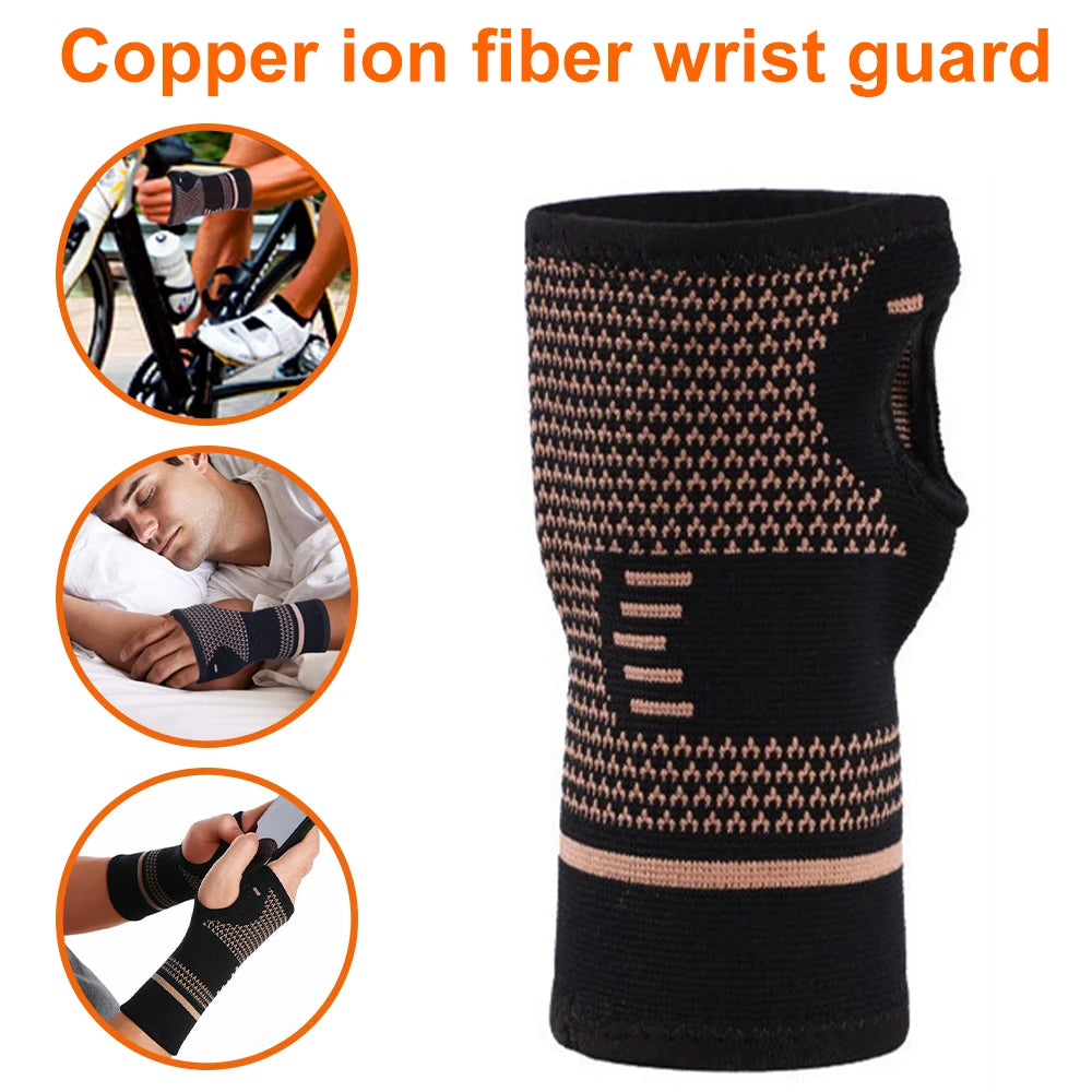 Copper Wrist Compression Sleeve | Wrist Support