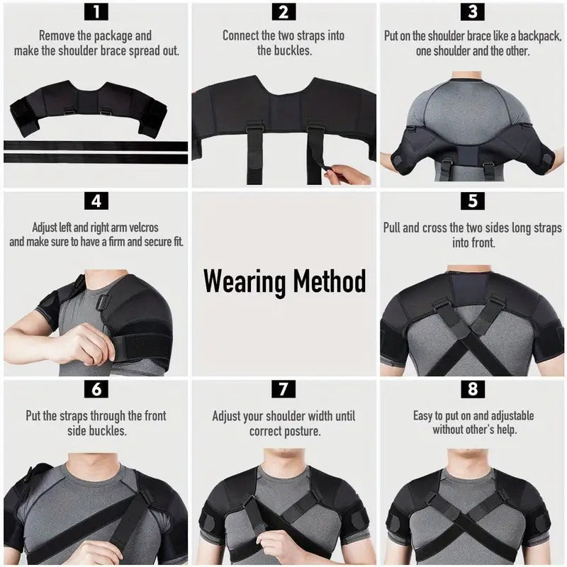 Dual Shoulder Support Wrap | Compression | Shoulders