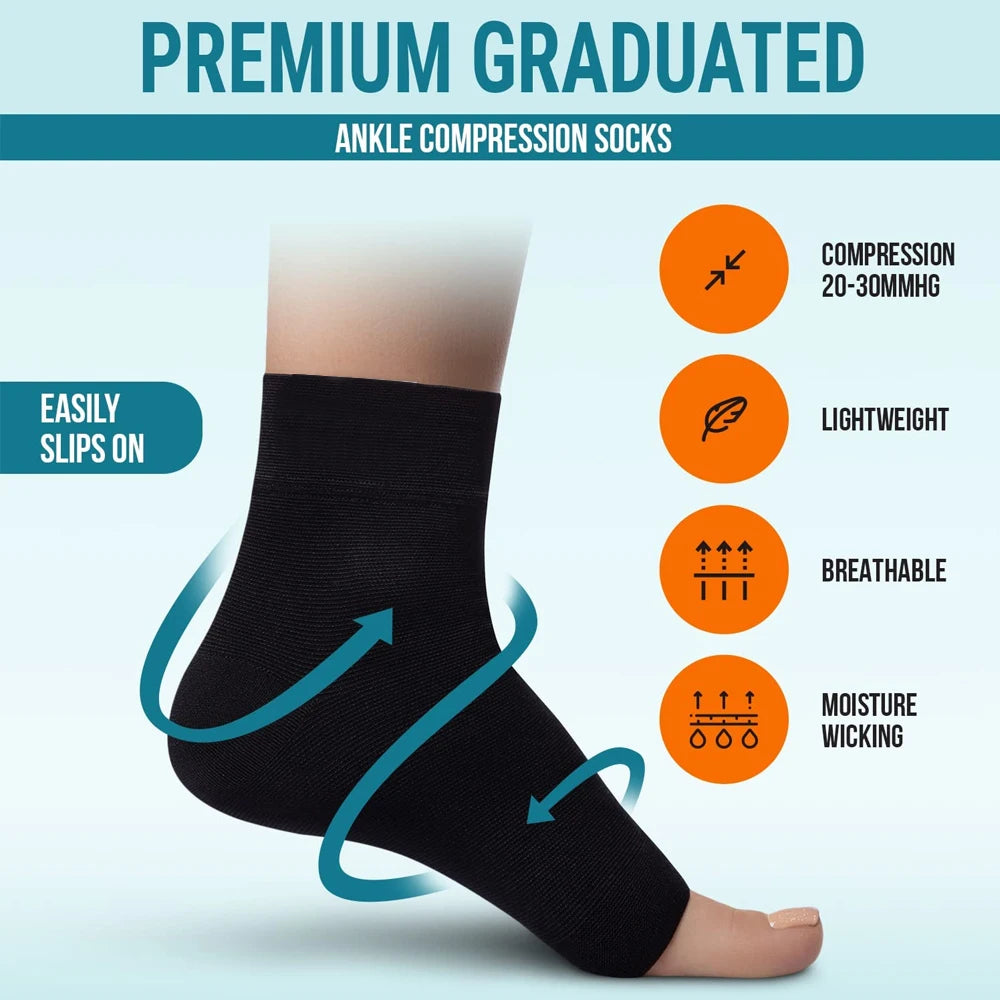 Foot & Ankle Compression Socks | Support Sleeve
