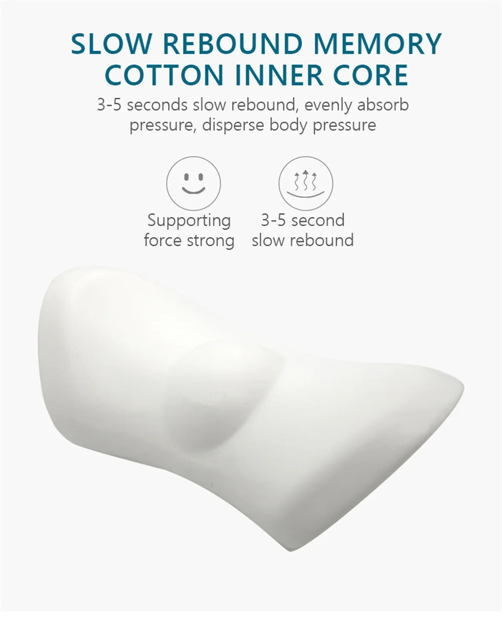 Breathable Memory Foam Lumbar Support Pillow