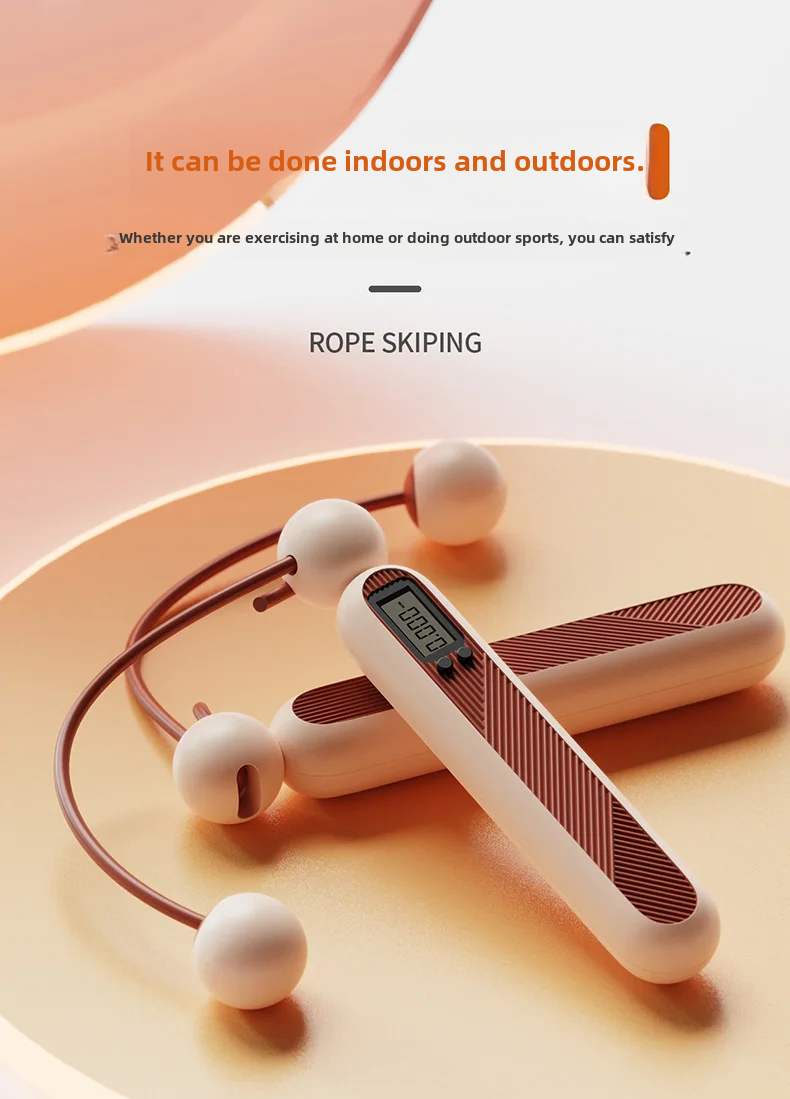Cordless Digital Skipping Rope | Weighted Fitness