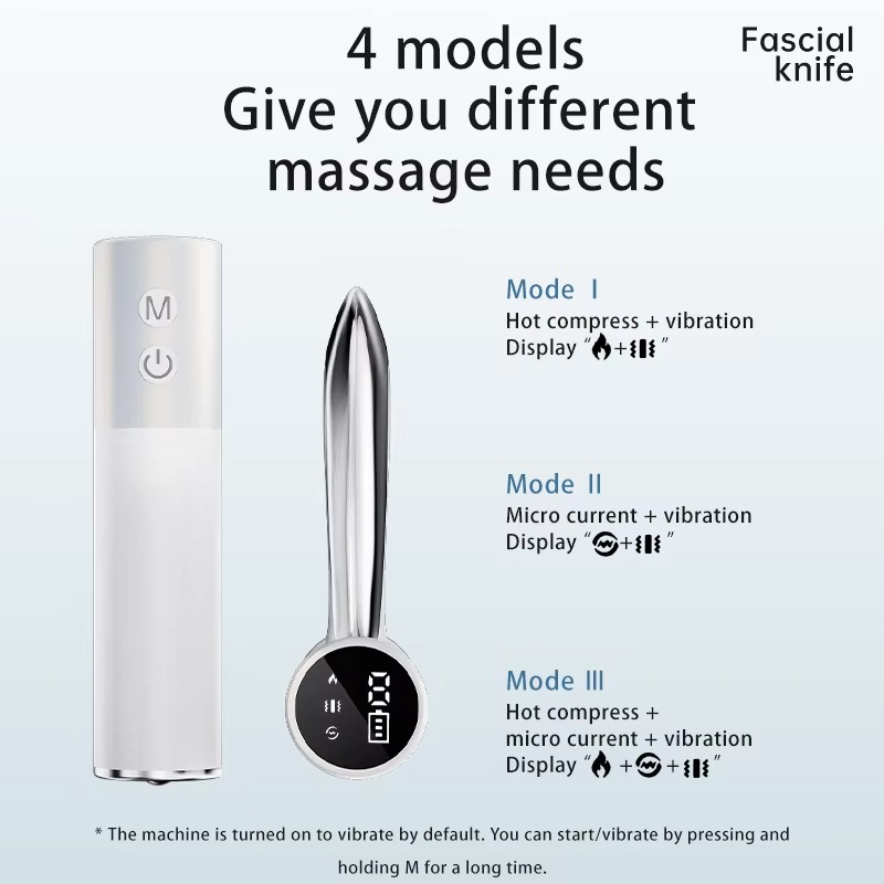 Electric Fascia Massager | Heat & Microcurrent