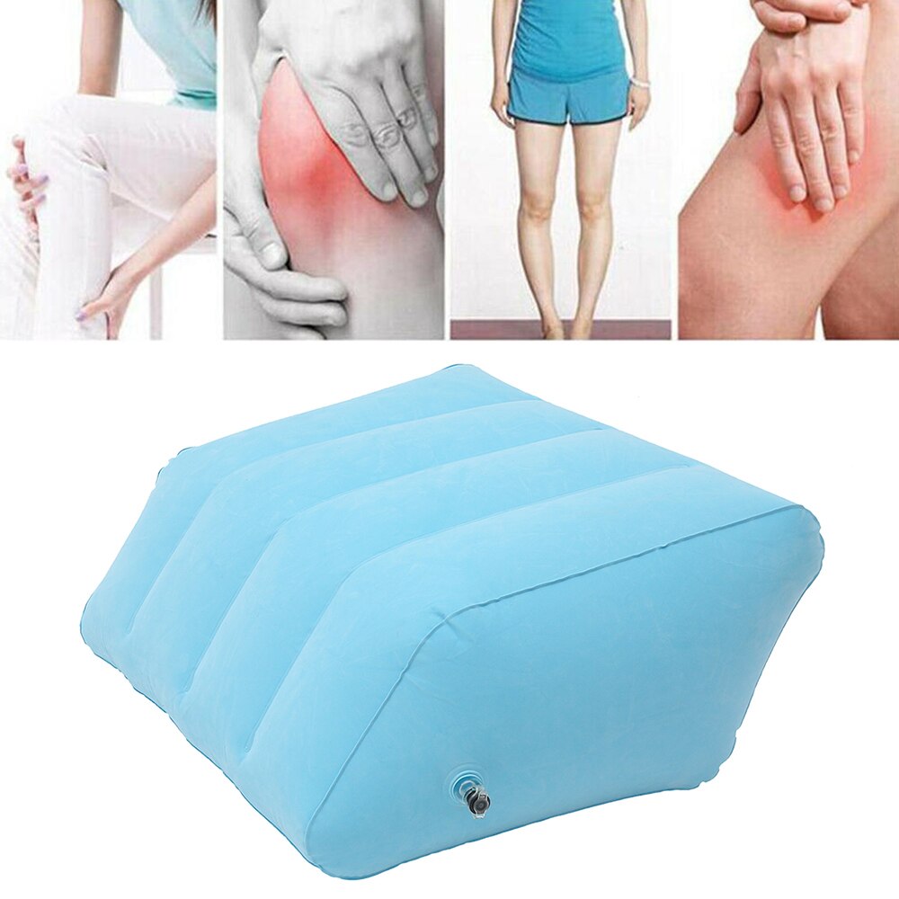 Inflatable Leg Elevation Pillow | Soft PVC Velvet