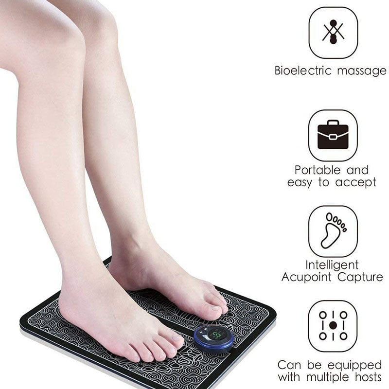EMS Foot Massager Pad for Tired Feet