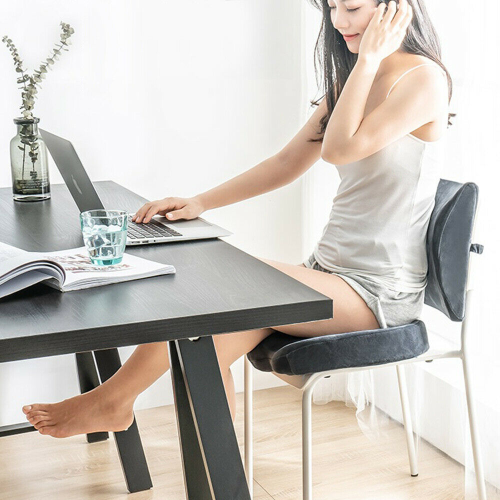 Memory Foam Seat & Back Cushion | Sciatica Support