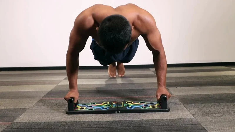 Folding Push Up Board | 14-in-1 Upper Body System