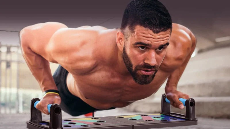 Folding Push Up Board | 14-in-1 Upper Body System
