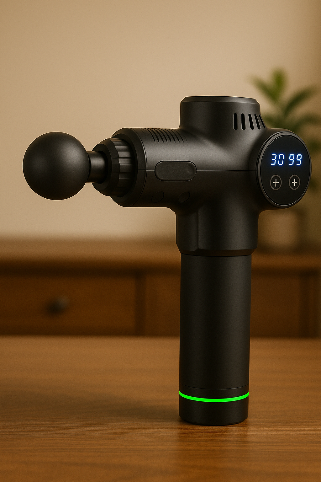 N - Professional Massage Gun - 30 Speeds/8 Heads - Touch Screen