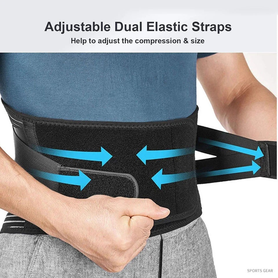 Lower Back Brace | 6 Stay Anti Skid Lumbar Support