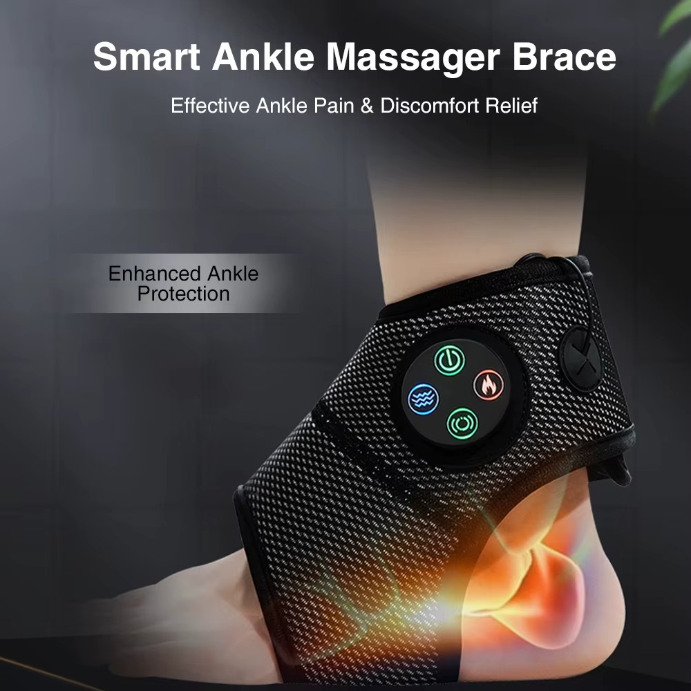 Smart Ankle Massage Brace | Heat & Compression