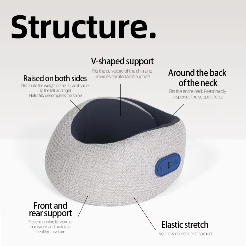 Smart Heated Neck Brace Pillow | Spine Support