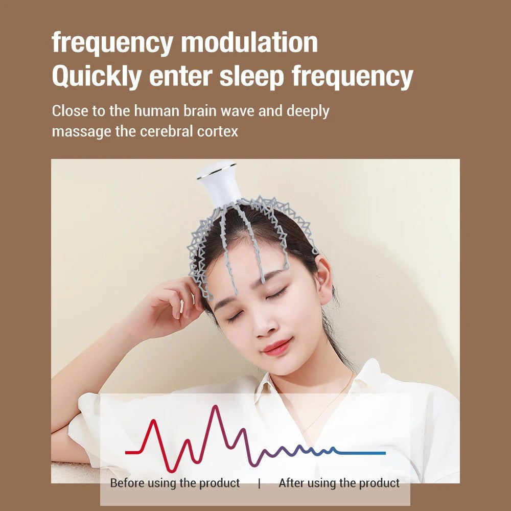 Wireless Head Massager | 12-Claw Scalp Relaxation