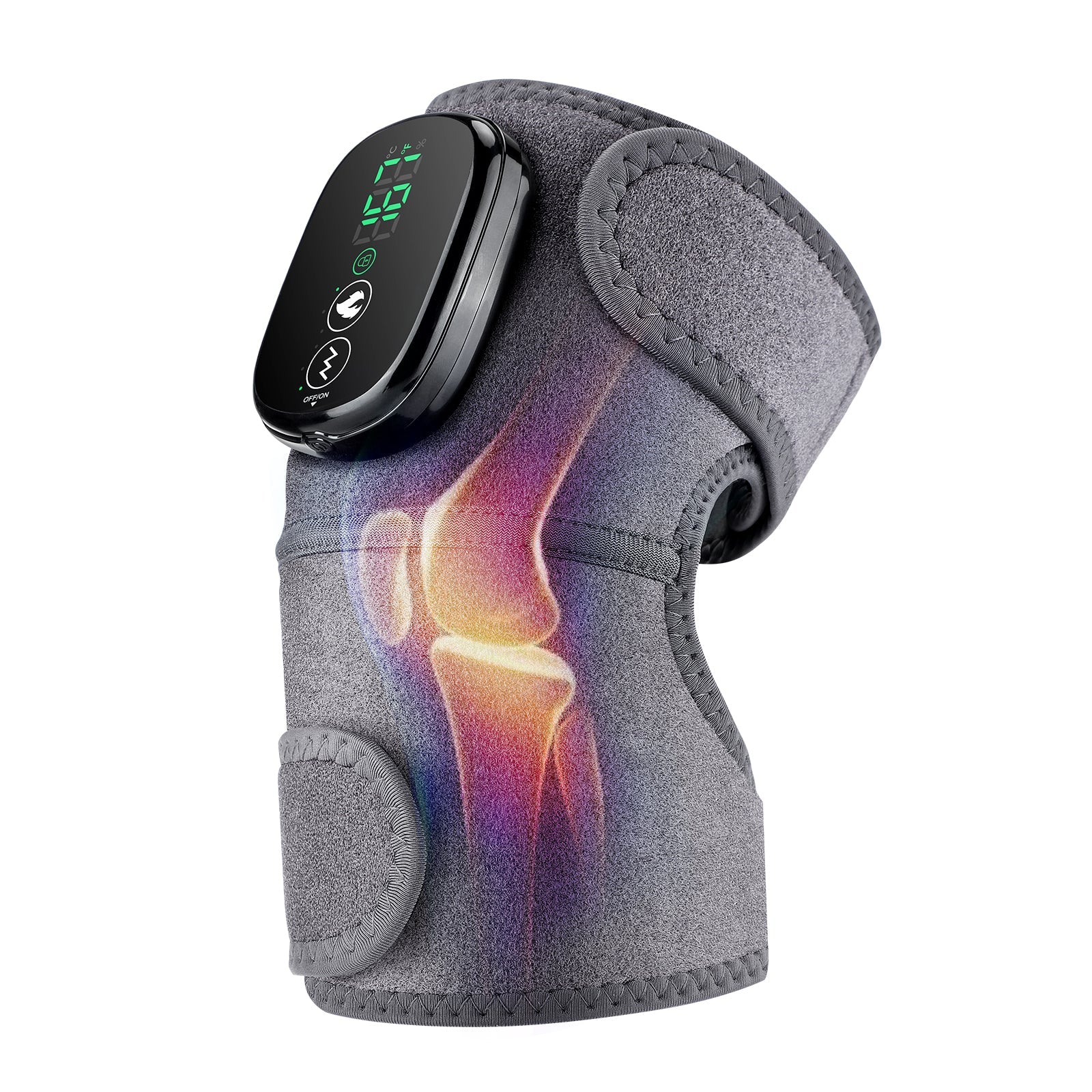 Thermal Knee Massager | Heat & Vibration (3-in-1)