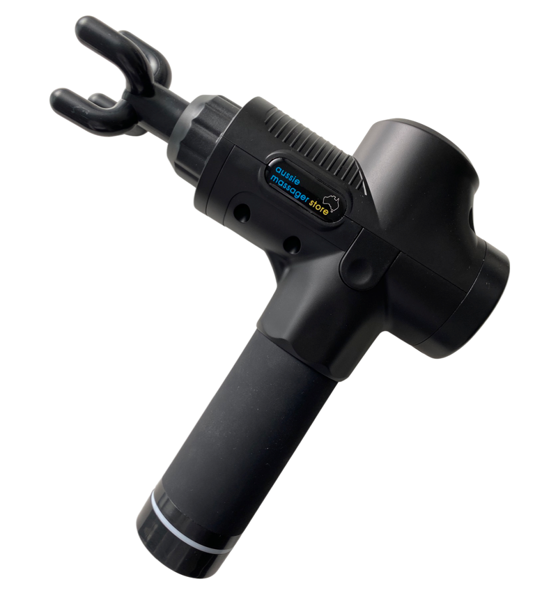 N - Professional Massage Gun - 30 Speeds/8 Heads - Touch Screen