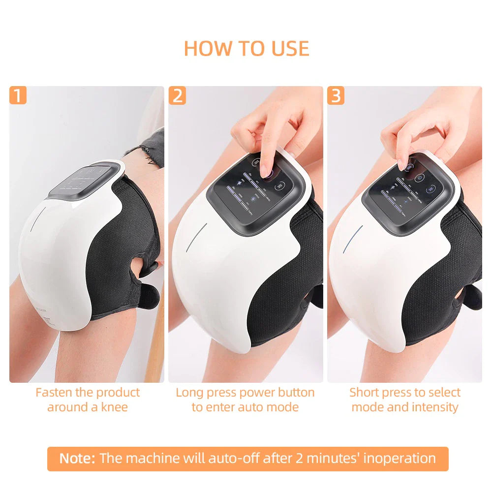 Heated Knee Massager | Infrared & Vibration