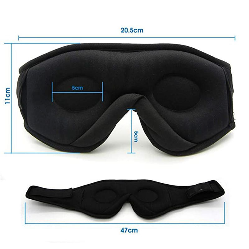 Sleep Mask | Bluetooth Headphones | Total Blackout