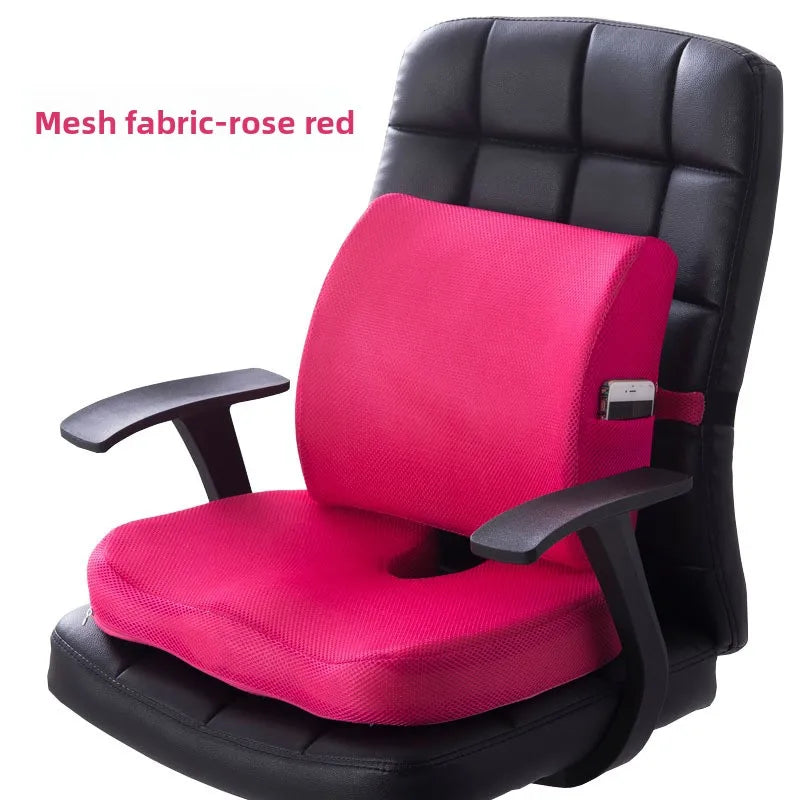 Memory Foam Seat & Back Cushion | Sciatica Support