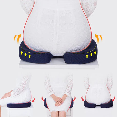 Memory Foam Seat Cushion Pad | Posture Support