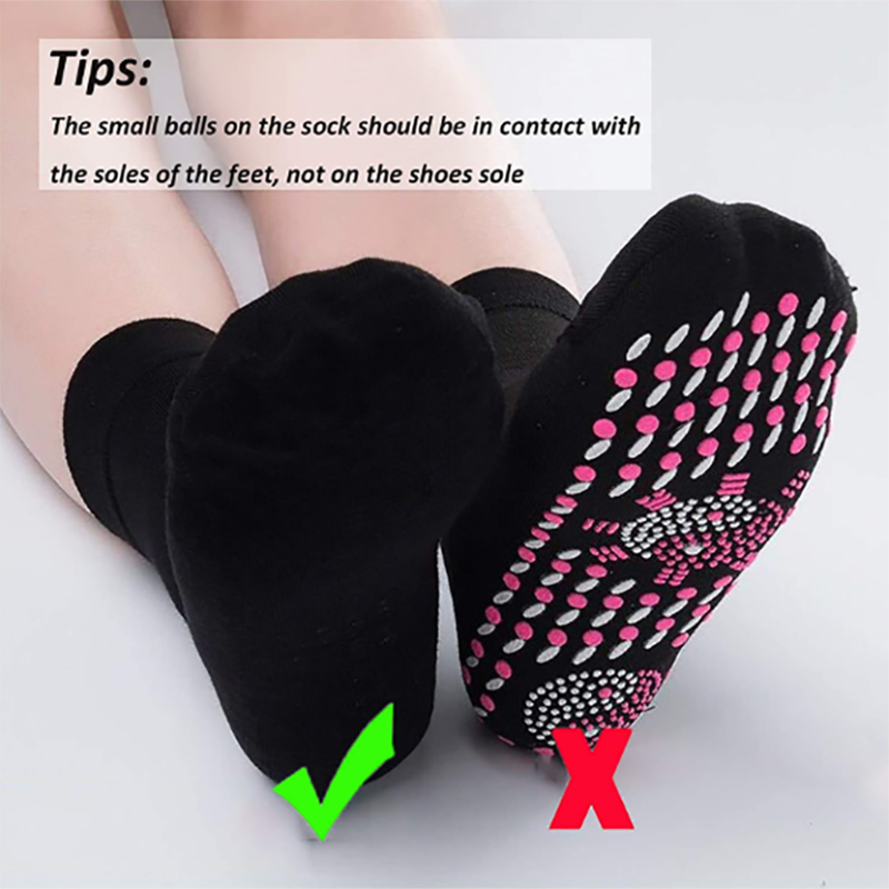 Self-Heating Socks | Thermal Tourmaline Feet