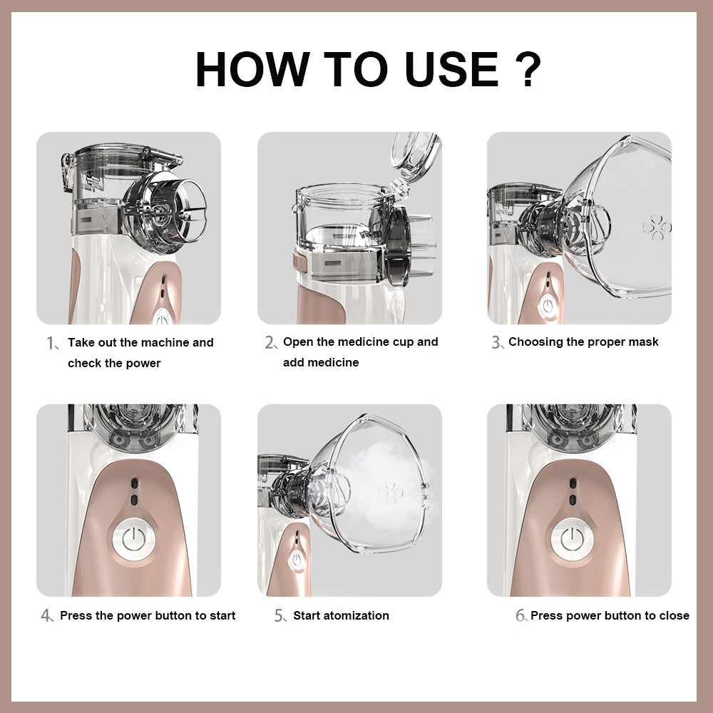 Mini Handheld Portable Nebuliser | Inhaler