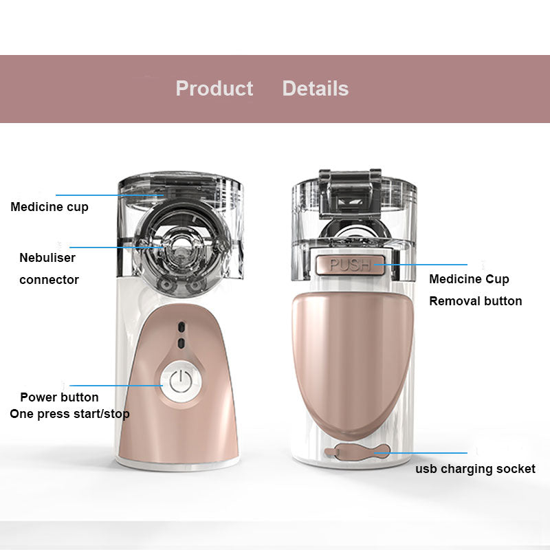 Mini Handheld Portable Nebuliser | Inhaler