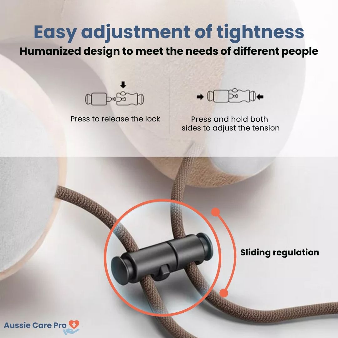 N - Shiatsu Heated Massage Pillow – Deep Kneading Neck & Shoulder Relief | Portable & Rechargeable