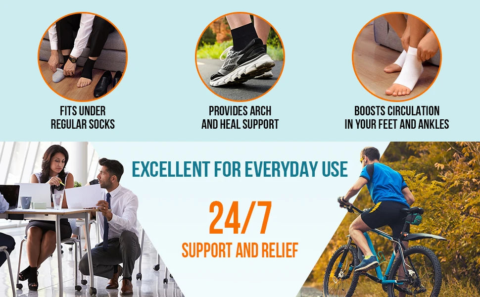 Foot & Ankle Compression Socks | Support Sleeve