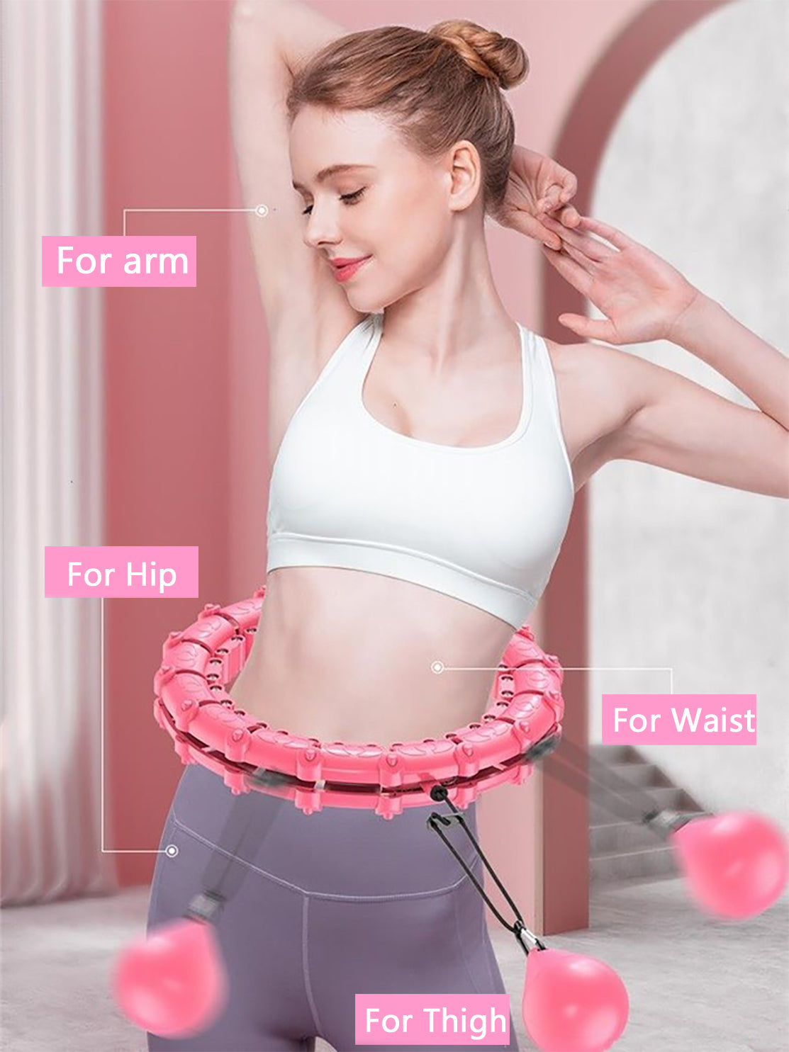 Smart Hula Hoop | Adjustable Weighted Core Trainer