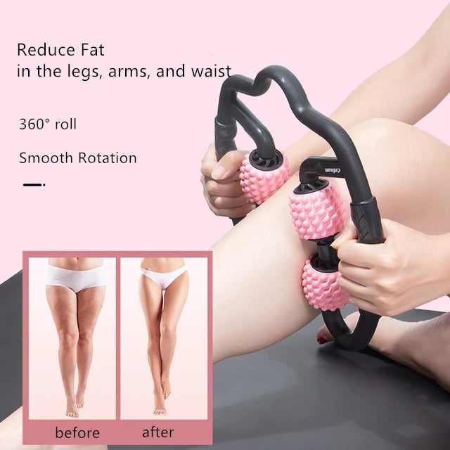 U-Shape Trigger Point Massage Roller | Deep Muscle Recovery Anytime, Anywhere