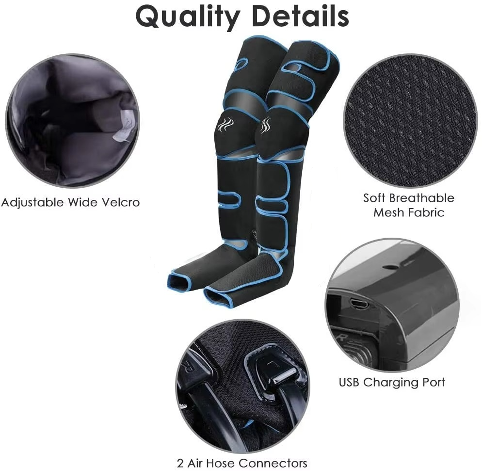 360° Air Compression Leg Massager | Full Leg Knee Heat