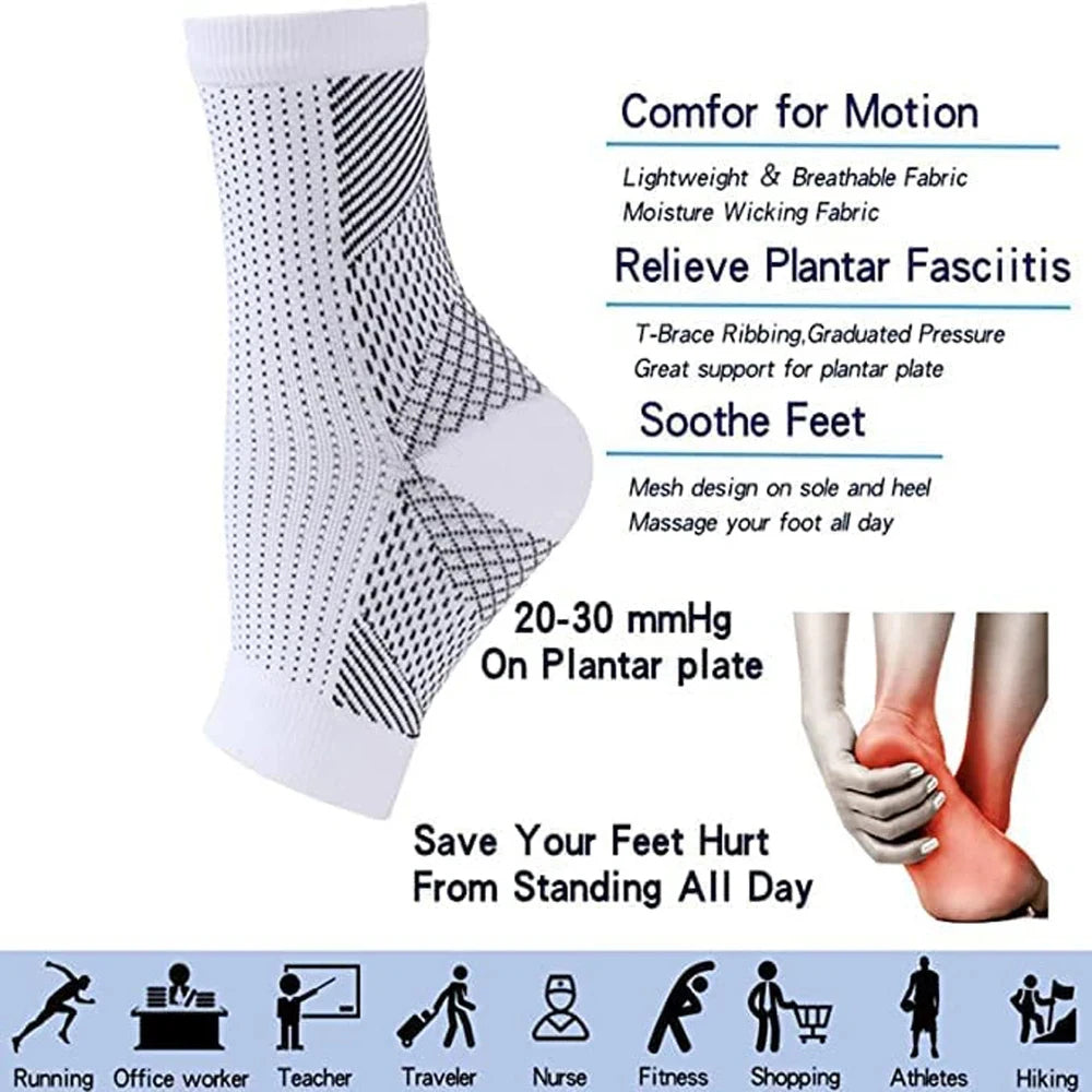Foot & Ankle Compression Socks | Support Sleeve