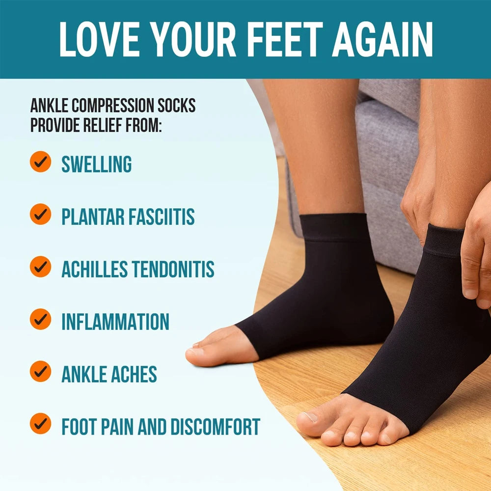 Foot & Ankle Compression Socks | Support Sleeve