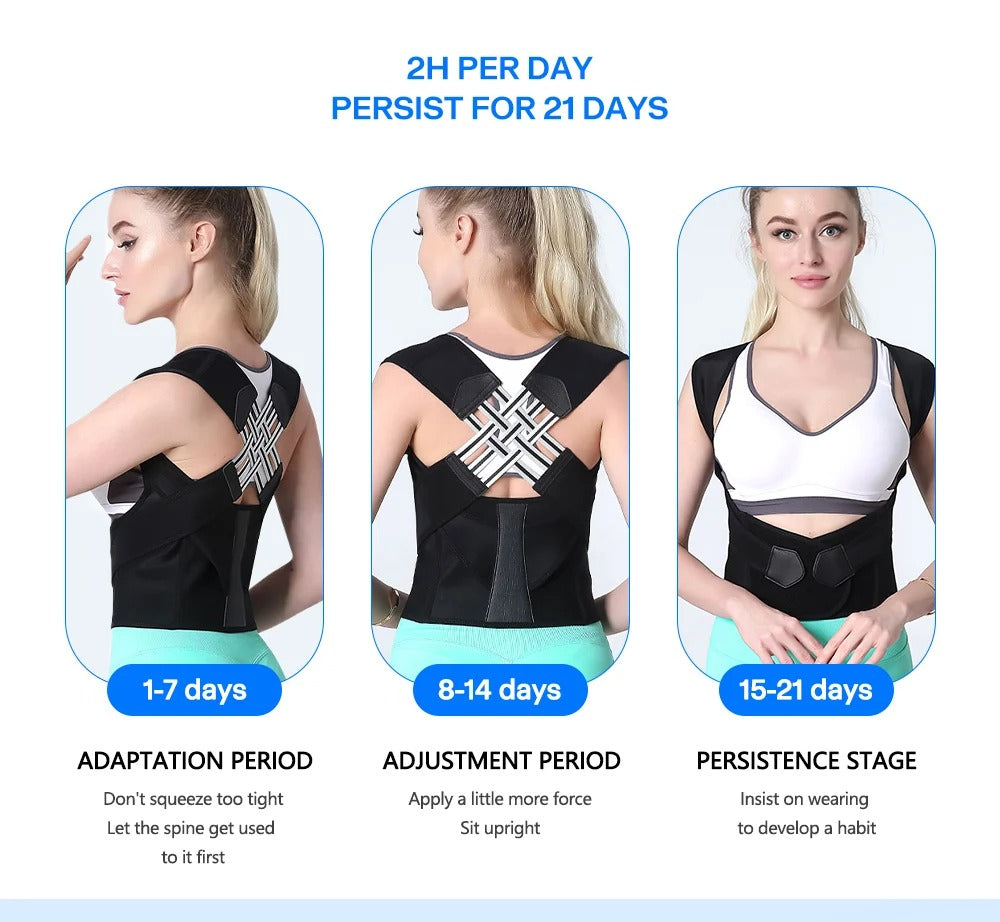 Adjustable Back Posture Corrector | Upper Back Support
