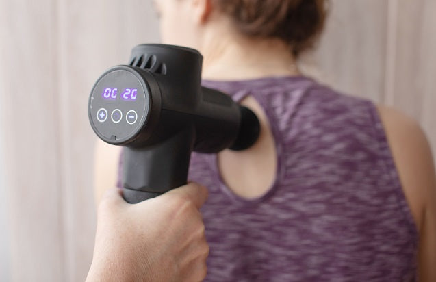 N - Professional Massage Gun - 30 Speeds/8 Heads - Touch Screen