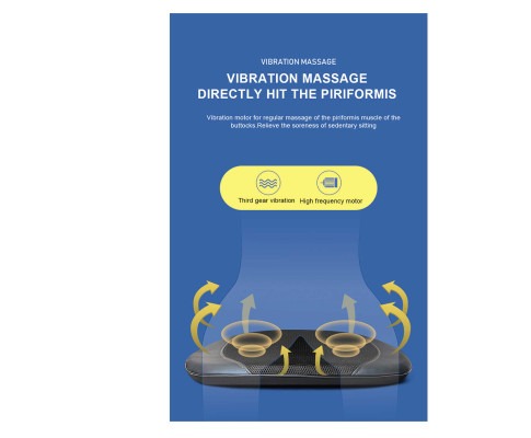 Shiatsu Chair Seat Massager | Kneading Heat Cushion