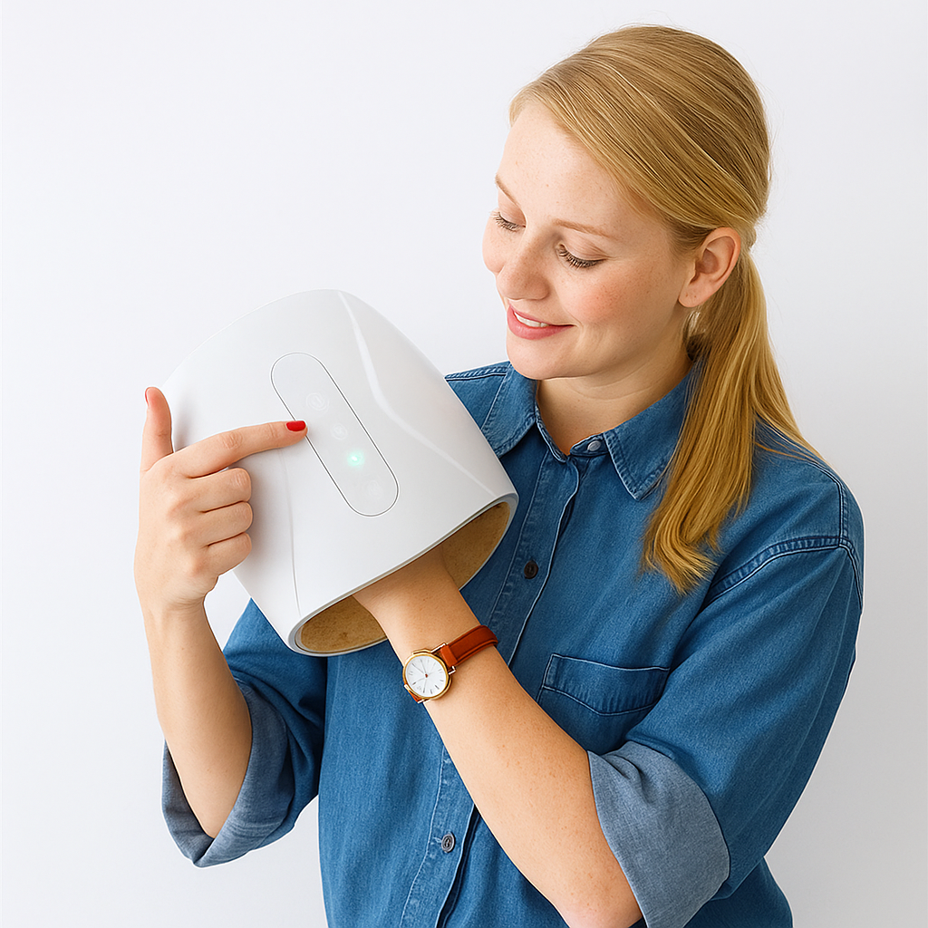 Heated Air Compression Hand Massager