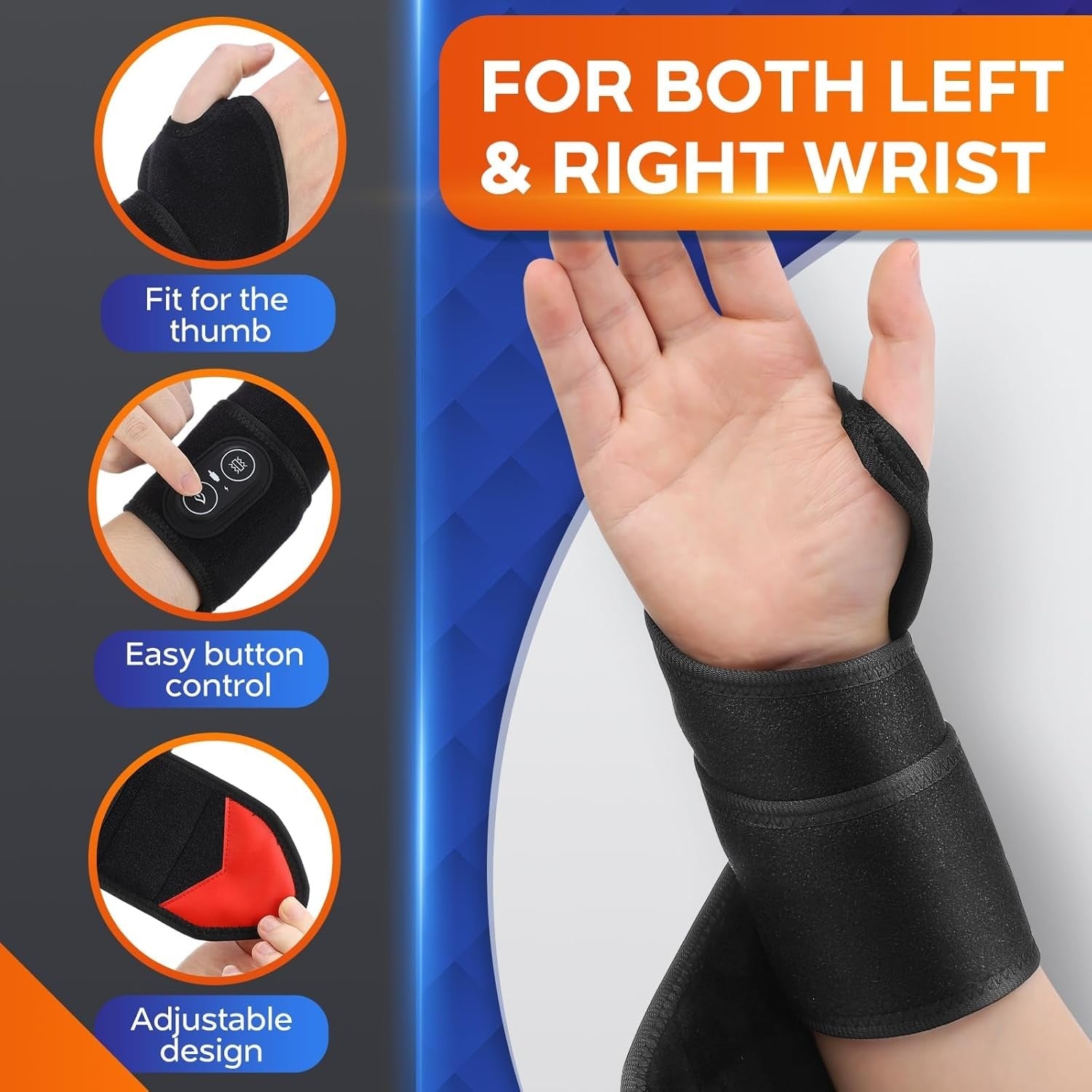 Cordless Heating Pad Wrap | Wrist & Elbow Support