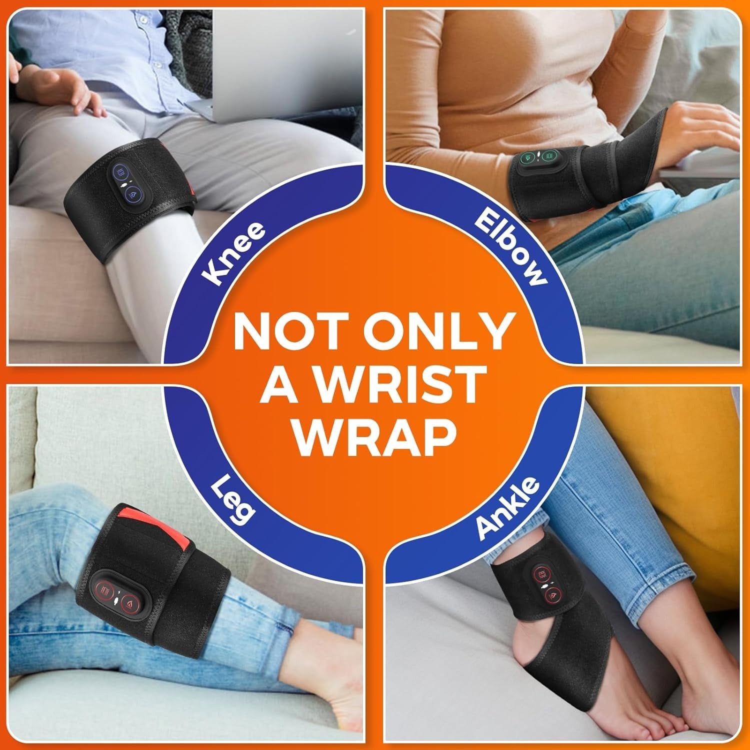 Cordless Heating Pad Wrap | Wrist & Elbow Support