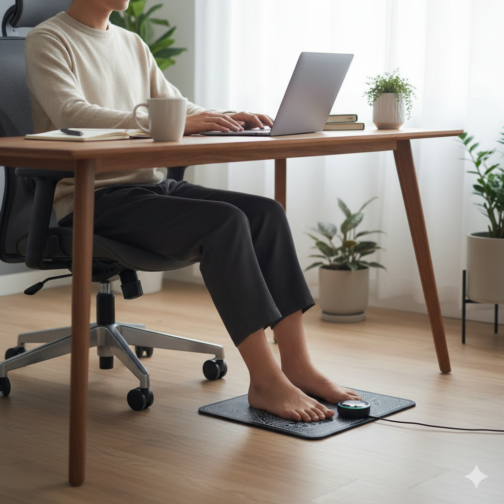 EMS Foot Massager Pad for Tired Feet