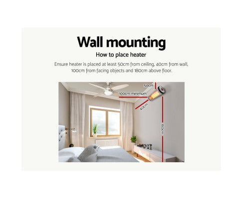 Electric Strip Heater Radiant Heaters 1500W