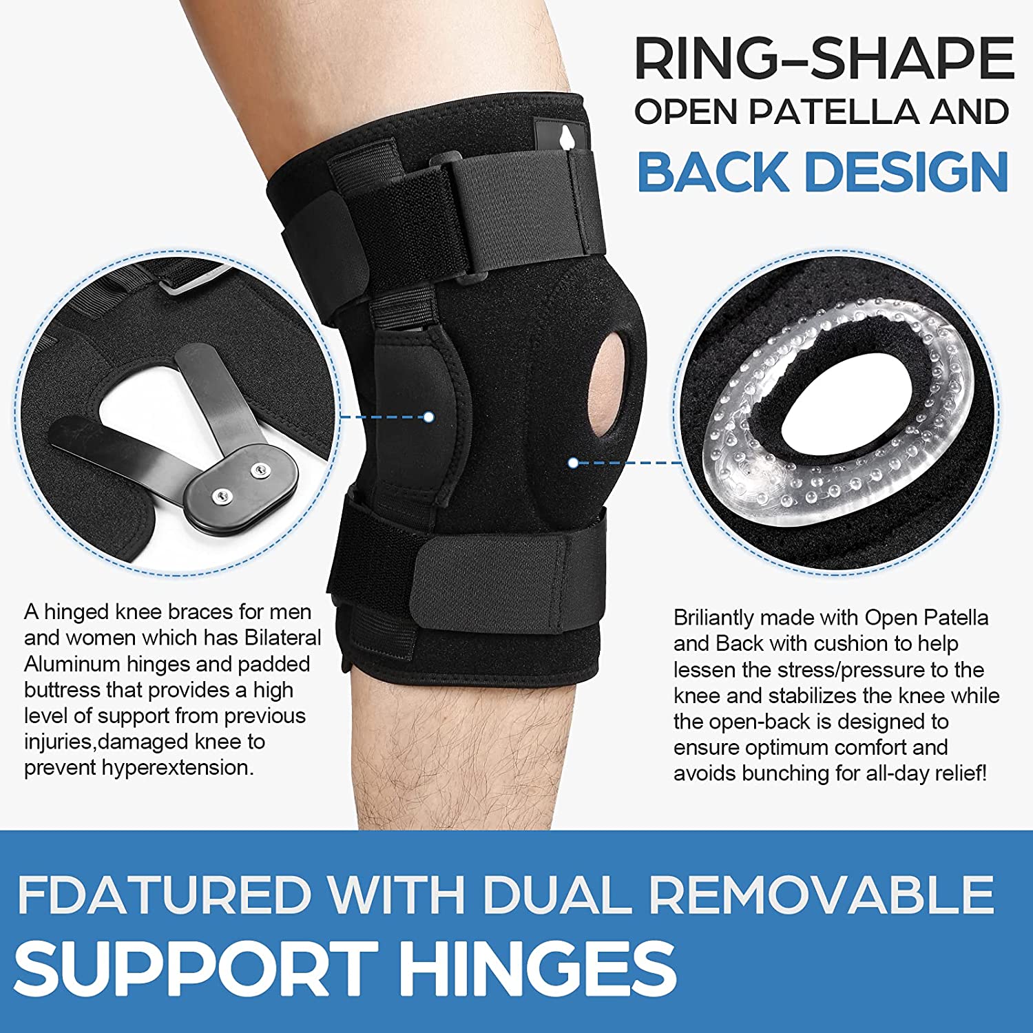 Knee Brace Stabiliser | Hinged Patella Support