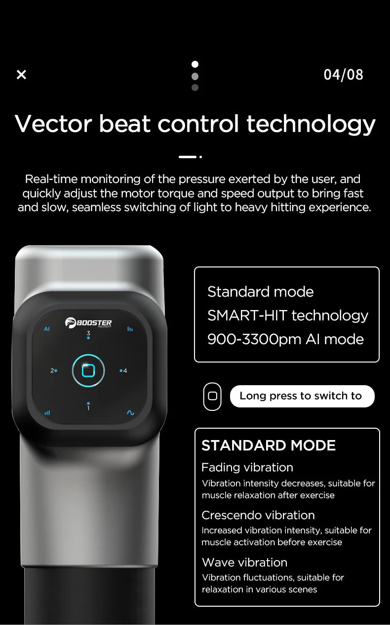 Master Massage Gun | Percussive Relief for Back & Neck