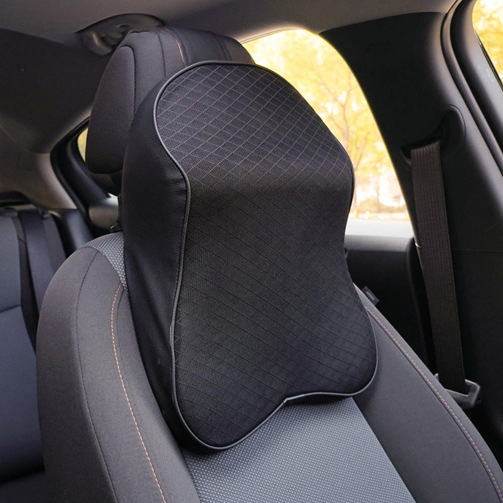 Memory Foam Car Neck Pillow | Adjustable Support