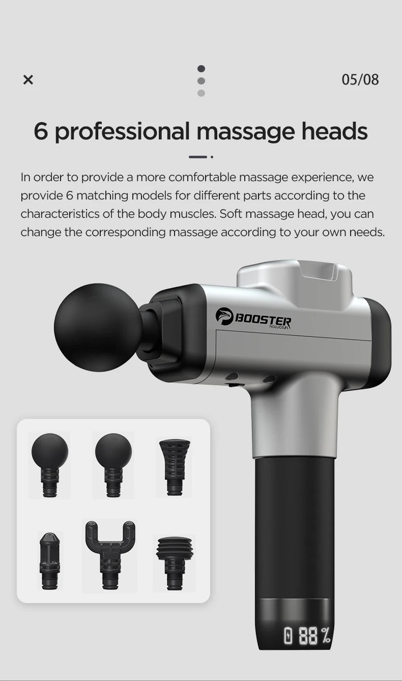 Master Massage Gun | Percussive Relief for Back & Neck