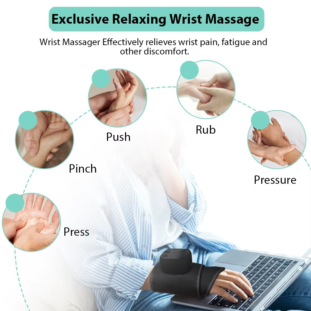 Heated EMS Wrist Massager | Wrist Support